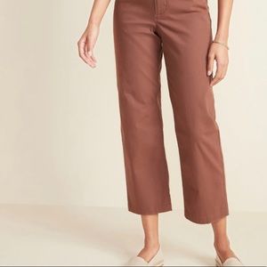 Old Navy High Rise Wide-Leg Chinos